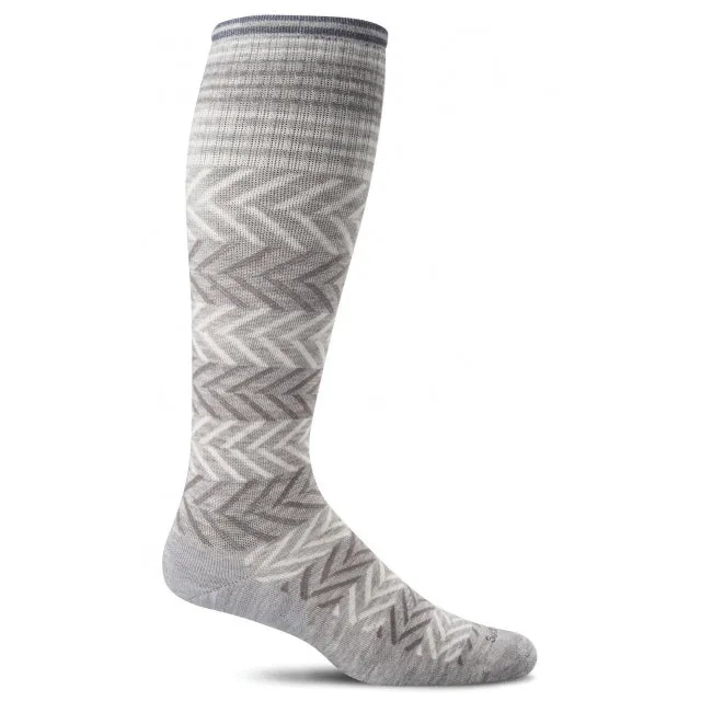 Women's Chevron Graduated Compression Socks