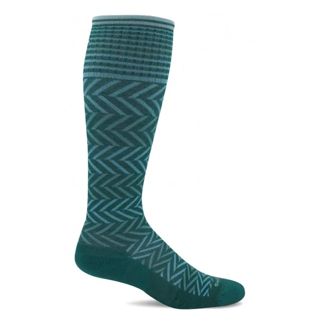 Women's Chevron Graduated Compression Socks