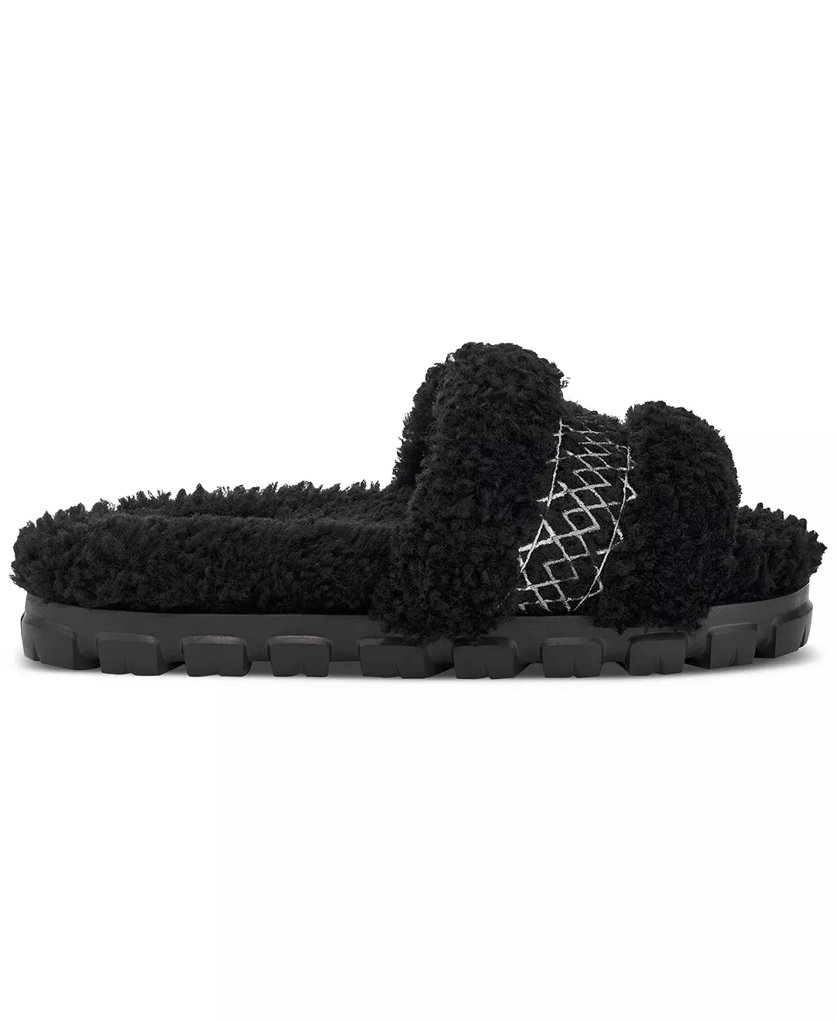 WOMEN'S UGG COZETTA UGG BRAID SLIPPER | BLACK