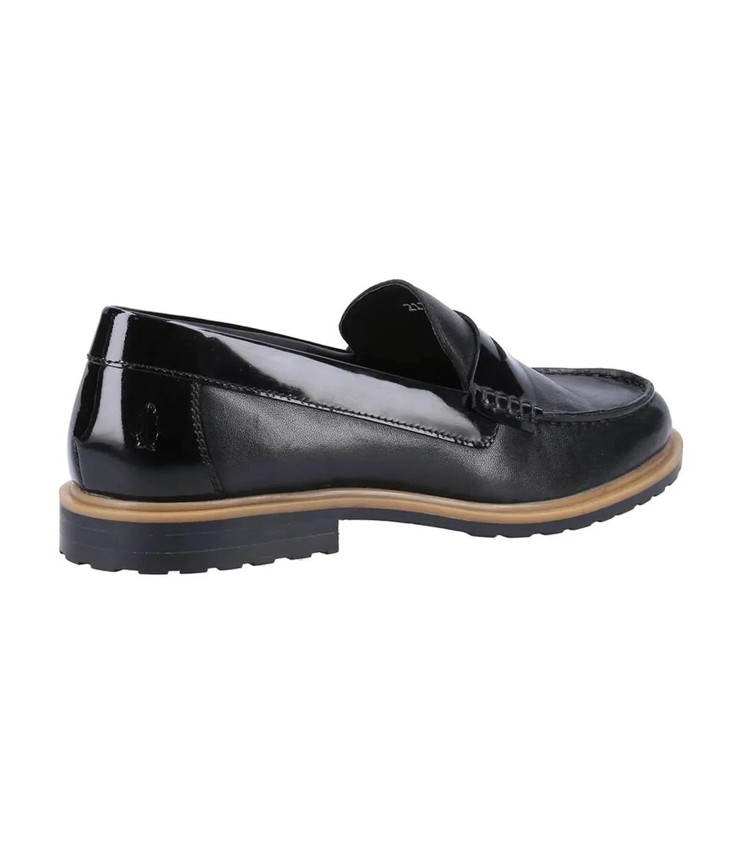 Womens/ladies verity leather casual shoes black Hush Puppies