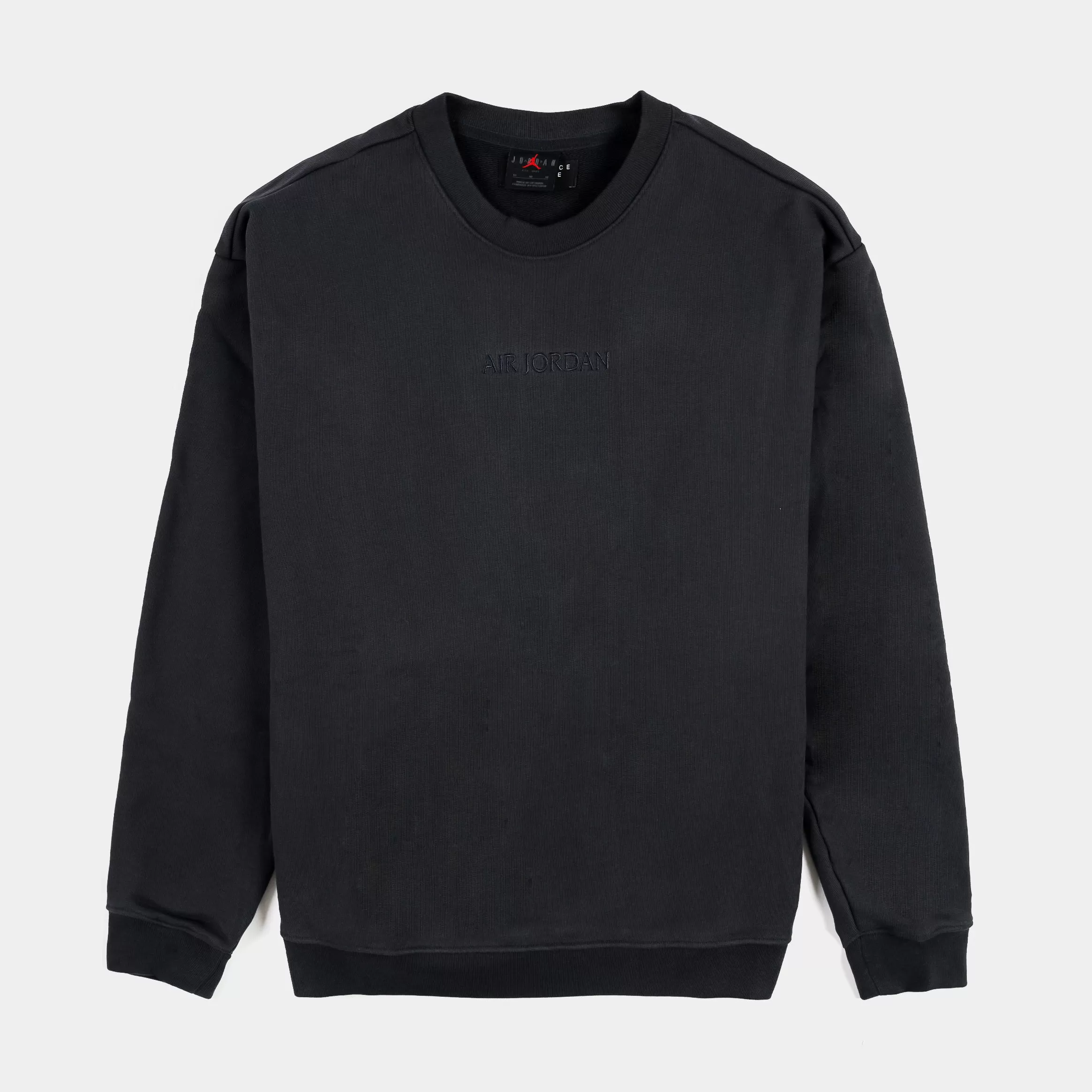 Wordmark Fleece Mens Crewneck (Black)