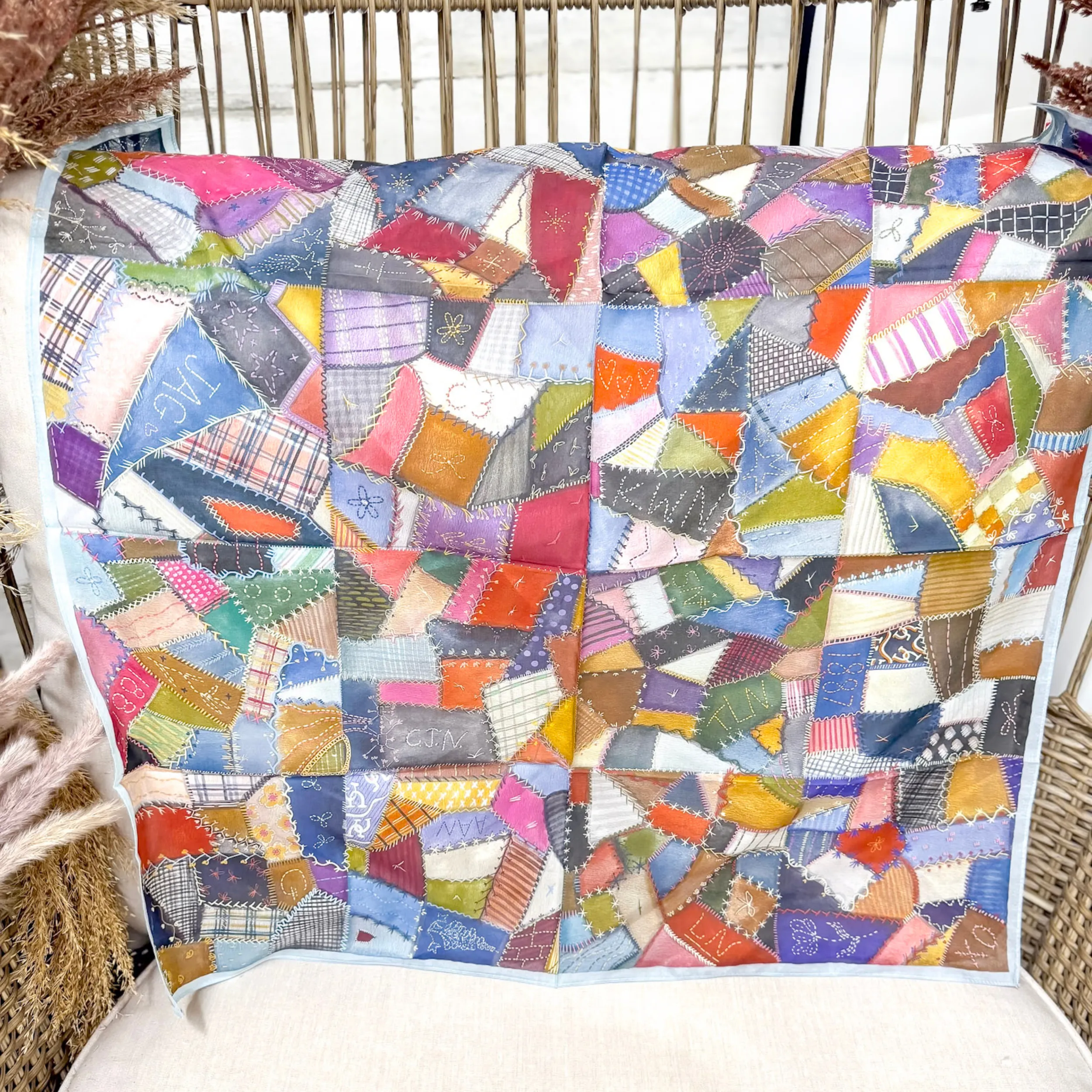 XOXO Art & Co | Crazy Quilt Shorty Wild Rag