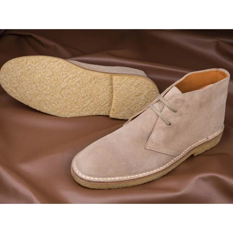 Yanko Stitchdown desert boot sand suede