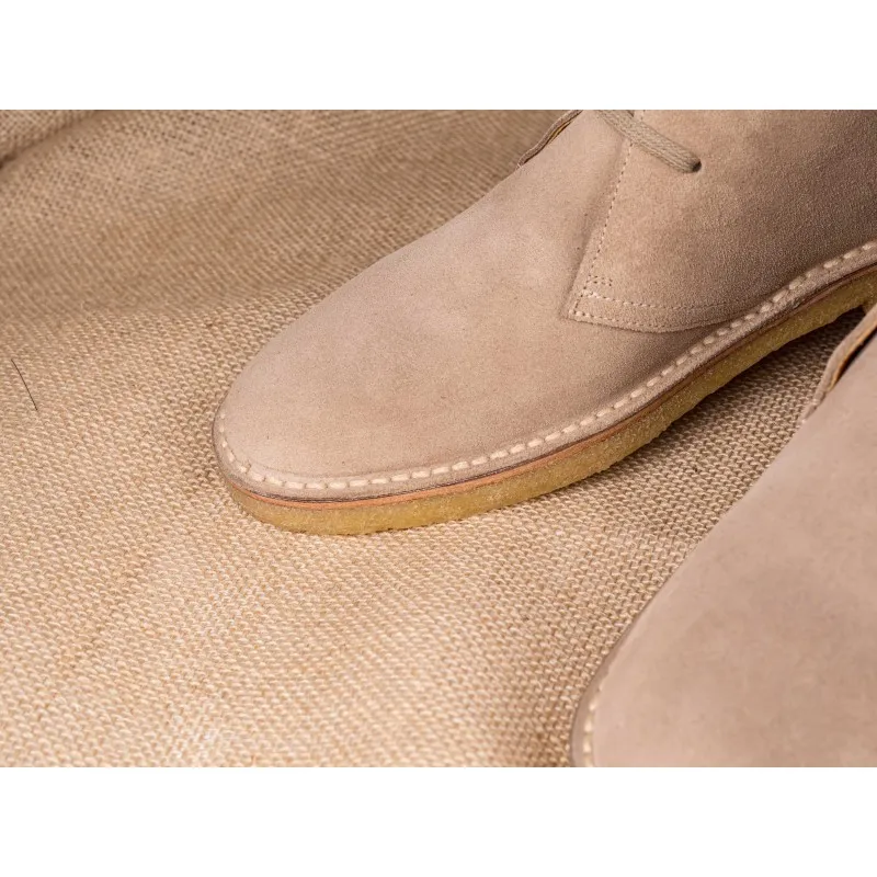 Yanko Stitchdown desert boot sand suede