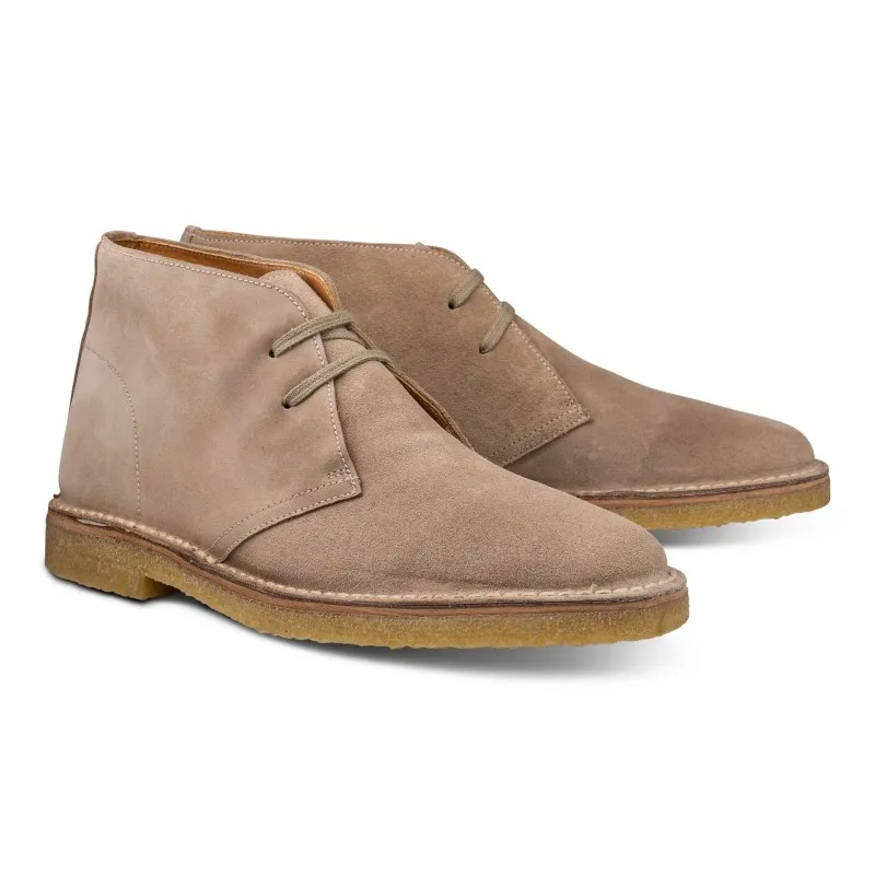 Yanko Stitchdown desert boot sand suede