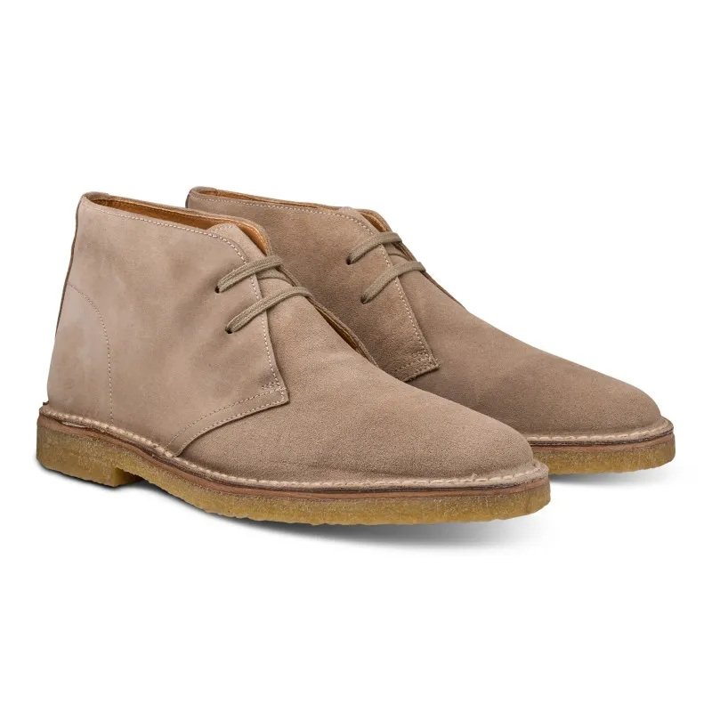 Yanko Stitchdown desert boot sand suede