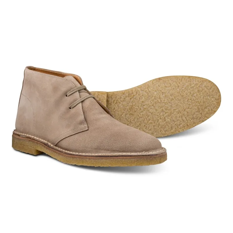 Yanko Stitchdown desert boot sand suede