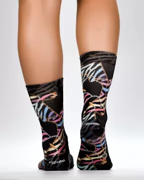 Zebra Chain Socks