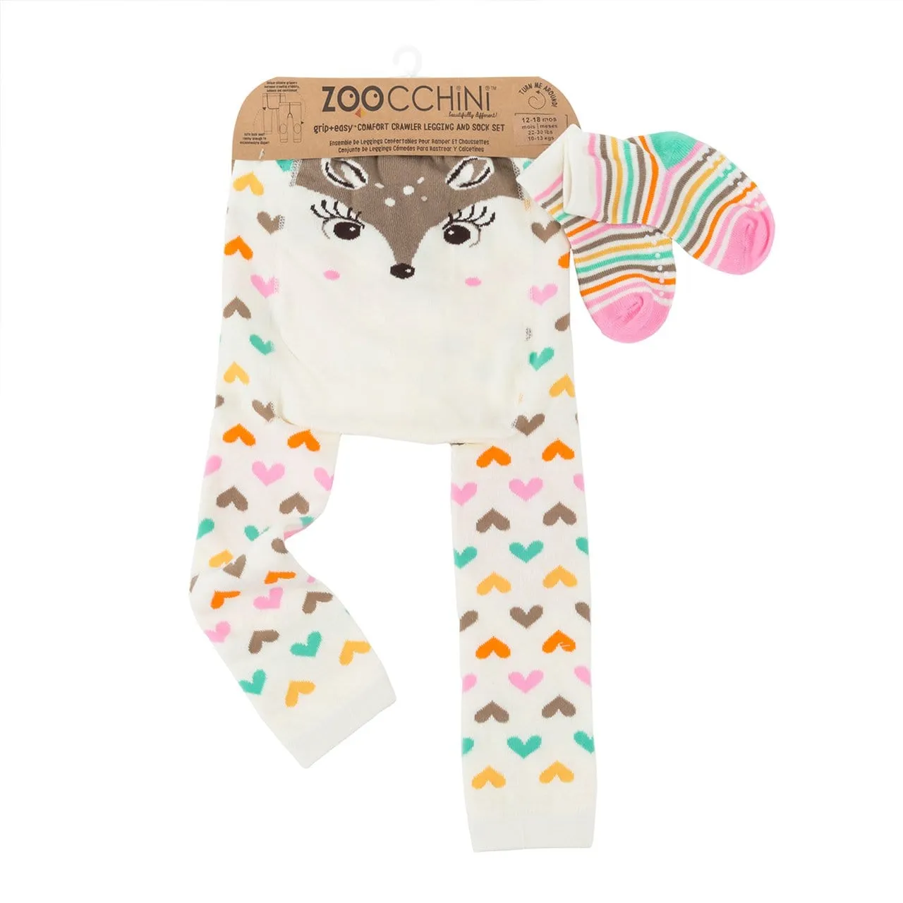 ZOOCCHINI  Leggings & Socks Set - Fiona The Fawn